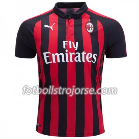 AC Milan Matchtröjor Hemma Fotbollströja 2018-2019